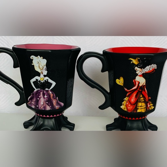 Disney Store Disney Villains Designer Collection Pedestal Mug Set - 6pc - Picture 9 of 13